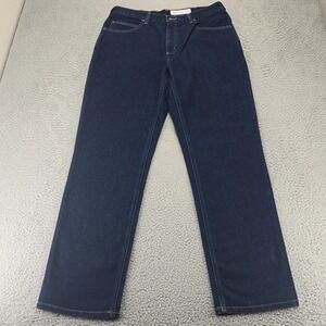 Carhartt Jeans Mens 36x32 Blue Denim Modern Fit Dark Wash Straight Leg